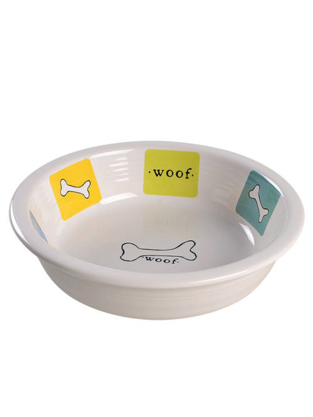 Fiesta Best Friends Woof Ceramic Dog Bowl